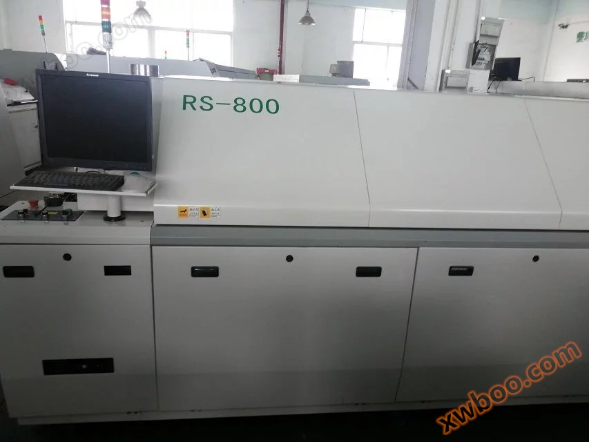 二手劲拓小型8温区回流焊炉特点