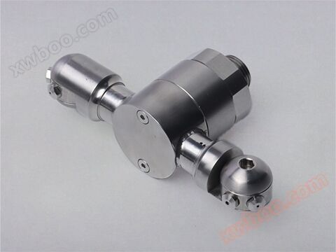 Rotating blowing nozzle